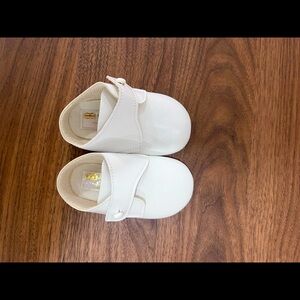 White Baby Walker Shoes baptism church formal